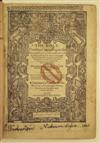 BIBLE IN ENGLISH. The Bible: Translated according to the Ebrew and Greeke. 1598